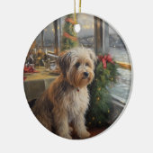 Biewer Terrier Christmas Cruise: Pawsome Holiday Keramik Ornament (Links)
