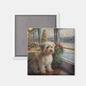 Biewer Terrier Christmas Cruise: Pawsome Holiday Magnet (Vorderseite/Rückseite)