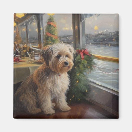 Biewer Terrier Christmas Cruise: Pawsome Holiday Magnet (Vorne)