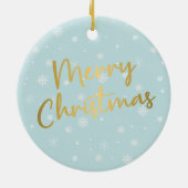 Biewer Terrier Christmas Red Truck Keramik Ornament (Hinten)