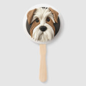 Biewer Terrier Dog 3D Inspiriert Fächer (Vorderseite)