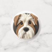 Biewer Terrier Dog 3D Inspiriert Konfetti (Klein Vorderseite)