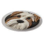 Biewer Terrier Dog 3D Inspiriert Schneidebrett (Ecke)