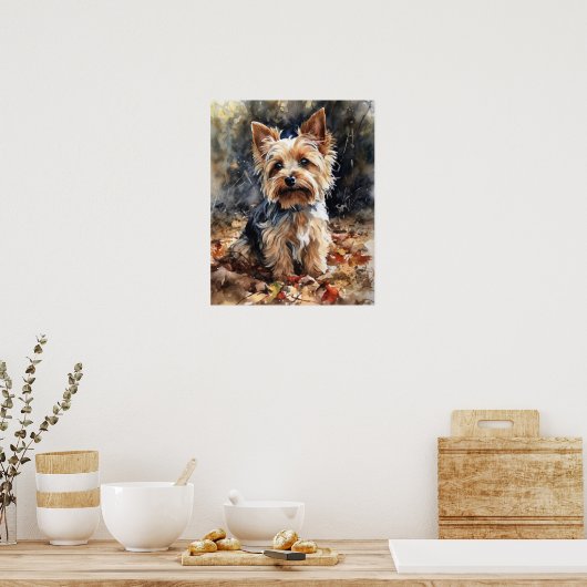 Biewer Terrier Dog Art Print Poster (Küche)