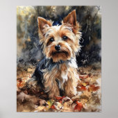 Biewer Terrier Dog Art Print Poster (Vorne)