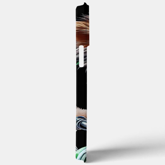 Biewer Terrier Dog Autofahrrad St. Patrick's Day Case-Mate iPhone Hülle (Rückseite / Rechts)