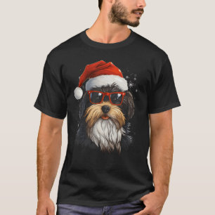 Biewer Terrier Dog Christmas Graphic T-Shirts für 