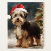 Biewer Terrier Dog in Schneehocht Planer (Rückseite)