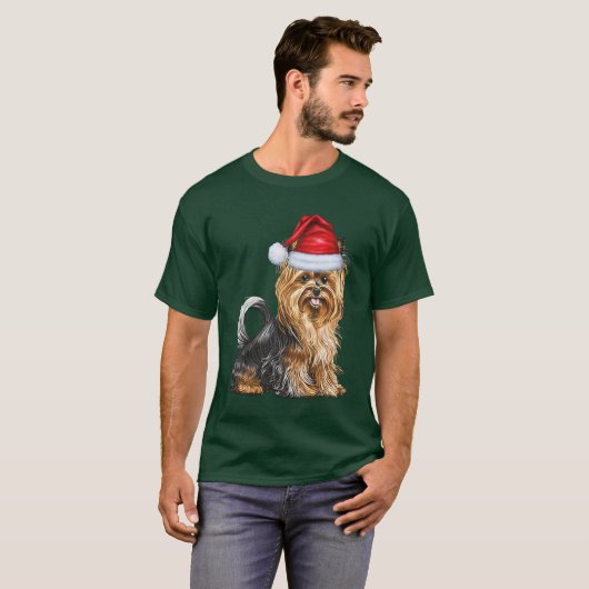 Biewer Terrier Dog Lover Funny Christmas T-Shirt (Vorne ganz)