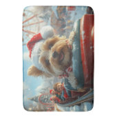 Biewer Terrier Dog Roller Untersetzer Weihnachten Badematte (Vorderseite Vertikal)