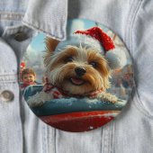 Biewer Terrier Dog Roller Untersetzer Weihnachten Button (Beispiel)