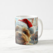 Biewer Terrier Dog Roller Untersetzer Weihnachten Kaffeetasse (VorderseiteRechts)