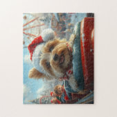 Biewer Terrier Dog Roller Untersetzer Weihnachten Puzzle (Vertikal)
