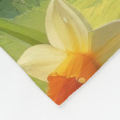 Biewer Terrier Dog Spring Blumen Malerei Fleecedecke (Ecke)