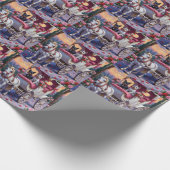 Biewer Terrier Dog Valentine's Day Geschenkpapier (Ecke)