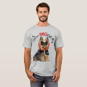 Biewer Terrier Dog Vampire Dog Funny Halloween T-Shirt (Vorne ganz)