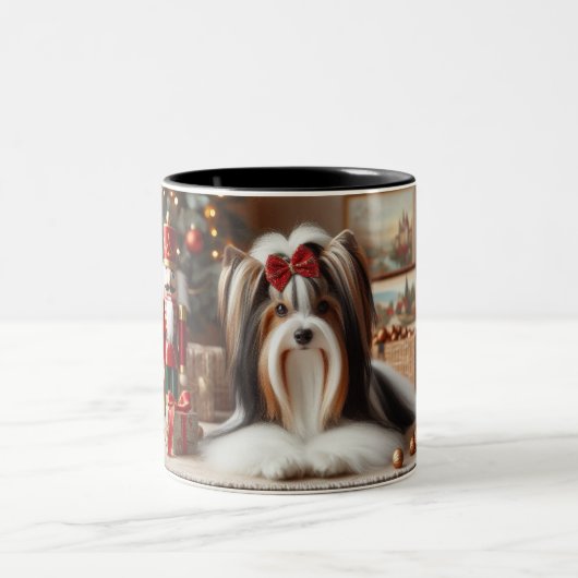 Biewer Terrier Holiday Tasse (Mittel)