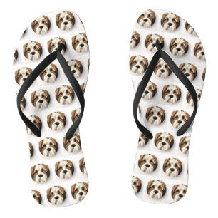 Biewer Terrier Hund 3D Inspiriert Badesandalen