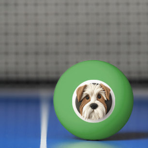 Biewer Terrier Hund 3D Inspiriert Tischtennisball