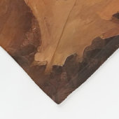 Biewer Terrier im Herbst Leaves Fall Inspiriert Fleecedecke (Ecke)