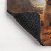 Biewer Terrier im Herbst Leaves Fall Inspiriert Mousepad (Ecke)