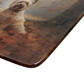 Biewer Terrier im Herbst Leaves Fall Inspiriert Schneidebrett (Ecke)