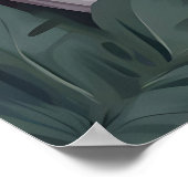 Biewer Terrier In Bathtub Poster, Funny Dog Poster (Ecke)