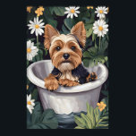 Biewer Terrier In Bathtub Poster, Funny Dog Poster<br><div class="desc">Biewer Terrier In Bathtub Poster, Funny Dog Poster, Biewer Terrier Bathroom Print, Biewer Terrier Bath Poster, Pet, Dog Bathroom Wall Art funny bathroom decor, bathroom wall art, funny animal print, toilet humor decor, dog on toilet, are you pooping, toilet paper hat, whimsical wall art, animal bathroom art, printable wall art,...</div>