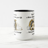 Biewer Terrier-Kaffee-Tasse Tasse (Zentrum)