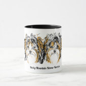 Biewer Terrier-Kaffee-Tasse Tasse (Zentrum)