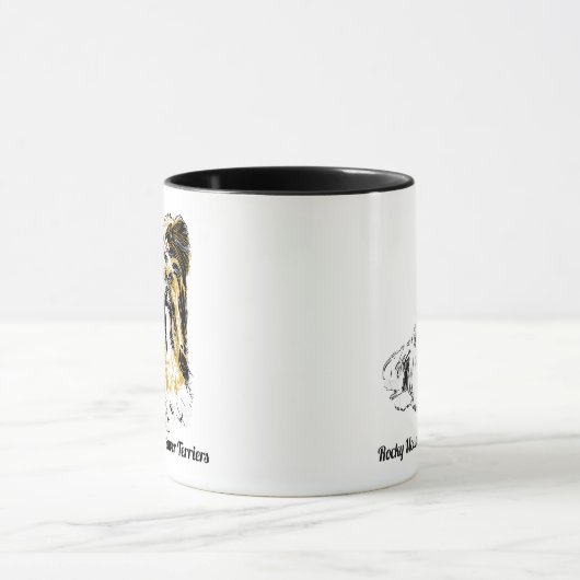 Biewer Terrier-Kaffee-Tasse Tasse (Zentrum)