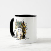 Biewer Terrier-Kaffee-Tasse Tasse (Vorderseite Links)