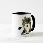 Biewer Terrier-Kaffee-Tasse Tasse (VorderseiteRechts)