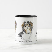 Biewer Terrier-Kaffee-Tasse Tasse (Zentrum)