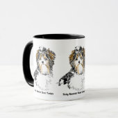 Biewer Terrier-Kaffee-Tasse Tasse (Vorderseite Links)