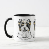 Biewer Terrier-Kaffee-Tasse Tasse (Links)