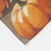 Biewer Terrier lässt im Herbst Erntedank Art Fleecedecke (Ecke)