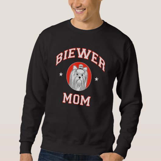 Biewer Terrier Mama 1 Sweatshirt (Vorderseite)