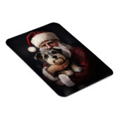 Biewer Terrier mit Weihnachtsfeiern Magnet (Rechte Seite)
