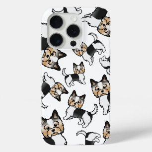 Biewer Terrier Niedlich Cartoon Dog Muster Case-Mate iPhone Hülle