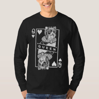 Biewer Terrier Queen of Hearts Dog Pop T-Shirt
