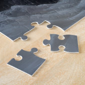 Biewer Terrier Snowy Sleigh Weihnachtsdekor Puzzle (Seite)