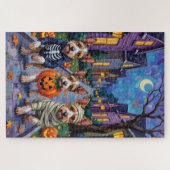Biewer Terrier Trick-or-Treating Halloween-Kostüm Puzzle (Horizontal)