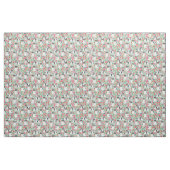 Biewer Terrier Vintage Blumen Stoff (Fat Quarter (45,7 x 55,9 cm))
