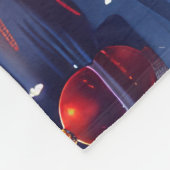 Biewer Terrier Weihnachtsfeiertage Fleecedecke (Ecke)