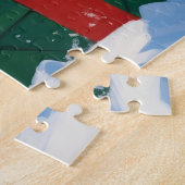 Biewer Terrier Weihnachtsfest-Schneeszene Puzzle (Seite)