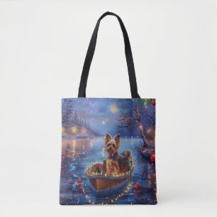 Biewer Terrier Weihnachtsfestliche Reise Tasche
