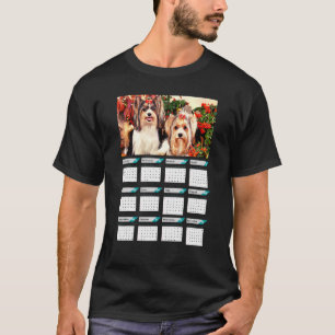 Biewer Terrier Welpen Kalender 2023 T-Shirt