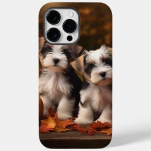 Biewer Terrier Welppy Autumn Delight Pumpkin Case-Mate iPhone 14 Pro Max Hülle