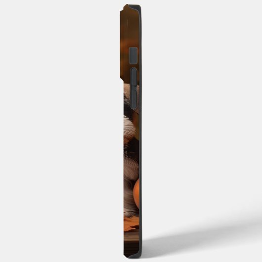 Biewer Terrier Welppy Autumn Delight Pumpkin Case-Mate iPhone Hülle (Rückseite / Links)